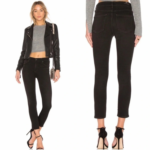 CITIZENS OF HUMANITY | Black Rocket Crop Skinny - Picture 2 of 7